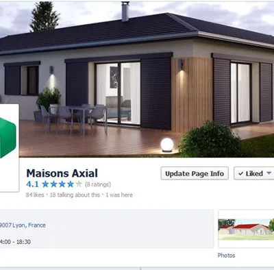Maisons Axial sur Facebook